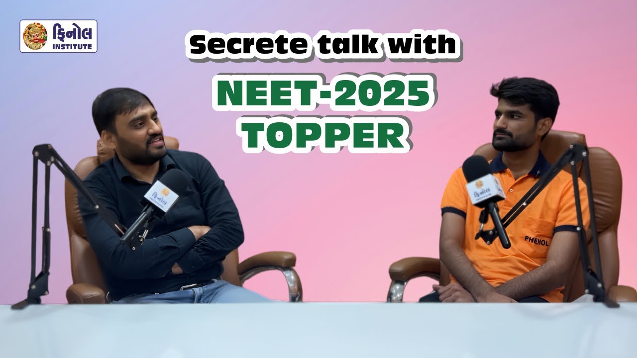 NEET-2025 topper of Phenol Institute Rajkot — The Phenol Institute, Rajkot.
